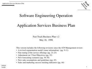 Fast Track Business Plan